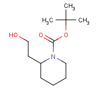 118811-03-3 2-(2-HYDROXY-ETHYL)-PIPERIDINE-1-CARBOXYLIC ACID TERT-BUTYL ESTER chemical structure