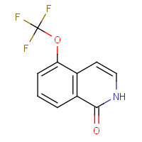 630423-20-0 5-(trifluoromethoxy)isoquinolin-1(2H)-one chemical structure