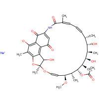133956-65-7 rifamycin S sodium chemical structure