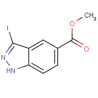 885271-25-0 3-IODO-1H-INDAZOLE-5-CARBOXYLIC ACID METHYL ESTER chemical structure