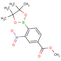 957065-97-3 Methyl 3-nitro-4-(4,4,5,5-tetramethyl-1,3,2-dioxaborolan-2-yl)benzoate chemical structure