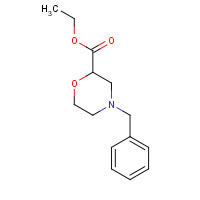 107904-08-5 ethyl 4-benzylmorpholine-2-carboxylate chemical structure