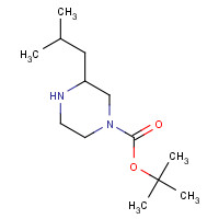 78551-93-6 1-BOC-3-ISOBUTYLPIPERAZINE chemical structure