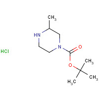313657-42-0 4-N-BOC-2-METHYLPIPERAZINE-HCL chemical structure
