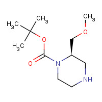 1023301-73-6 (R)-1-N-BOC-2-METHOXYMETHYLPIPERAZINE chemical structure