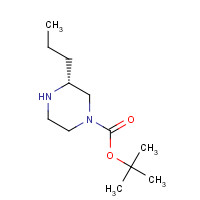 928025-57-4 (R)-1-BOC-3-PROPYLPIPERAZINE chemical structure