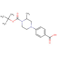1131594-97-2 4-(4-(tert-butoxycarbonyl)-3-methylpiperazin-1-yl)benzoic acid chemical structure