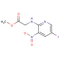 1179359-56-8 methyl 2-(5-iodo-3-nitropyridin-2-ylamino)acetate chemical structure