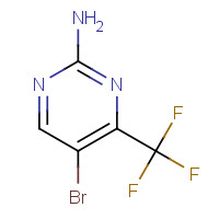 935534-47-7 5-bromo-4-(trifluoromethyl)pyrimidin-2-amine chemical structure