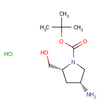 1116454-27-3 (2S,4R)-1-BOC-2-hydroxymethyl-4-amino Pyrrolidine-HCl chemical structure