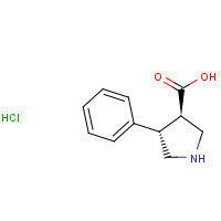 1049755-65-8 (TRANS)-4-PHENYL-PYRROLIDINE-3-CARBOXYLIC ACID-HCL chemical structure