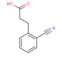 27916-43-4 3-(2-CYANOPHENYL)PROPANOIC ACID chemical structure
