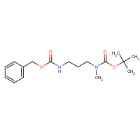 1131594-82-5 1-N-BOC-amino-1-N-methyl-3-N-CBZ-amino-propane chemical structure