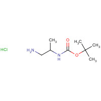 1179361-32-0 2-N-BOC-propane-1,2-diamine-HCl chemical structure