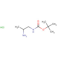 1179361-38-6 1-N-BOC-propane-1,2-diamine-HCl chemical structure