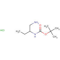 138374-00-2 2-N-Boc-butane-1,2-diamine-HCl chemical structure