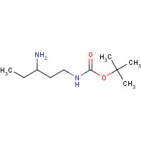 210240-75-8 Carbamic acid,(3-aminopentyl)-,1,1-dimethylethyl ester (9CI) chemical structure