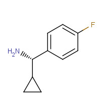 473732-88-6 Benzenemethanamine,alpha-cyclopropyl-4-fluoro-,(alphaS)-(9CI) chemical structure