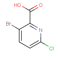 929000-66-8 3-Bromo-6-chloro-2-pyridinecarboxylic acid chemical structure
