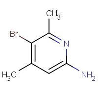 89856-44-0 2-AMINO-5-BROMO-4 6-DIMETHYLPYRIDINE& chemical structure
