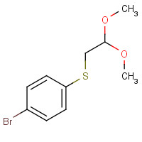 118780-12-4 1-BROMO-4-(2,2-DIMETHOXY-ETHYLSULFANYL)-BENZENE chemical structure