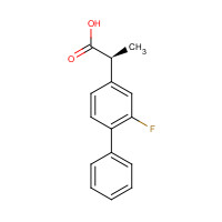 51543-39-6 (S)-(+)-2-FLUORO-ALPHA-METHYL-4-BIPHENYLACETIC ACID chemical structure