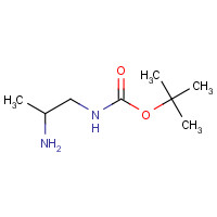 255735-88-7 Carbamic acid,(2-aminopropyl)-,1,1-dimethylethyl ester (9CI) chemical structure