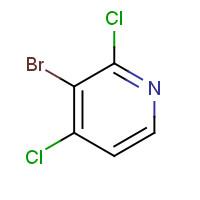 144584-32-7 Pyridine,3-bromo-2,4-dichloro- chemical structure
