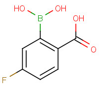 874290-62-7 2-Carboxy-5-fluorobenzeneboronic acid chemical structure