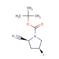 426844-76-0 1-Boc-(2S,4S)-2-cyano-4-fluoropyrrolidine chemical structure