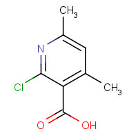 66662-48-4 2-Chloro-4,6-dimethyl-3-pyridinecarboxylic acid chemical structure