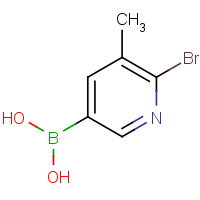 1003043-34-2 6-Bromo-5-methylpyridine-3-boronic acid chemical structure