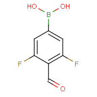 870718-11-9 3,5-DIFLUORO-4-FORMYLPHENYLBORONIC ACID chemical structure