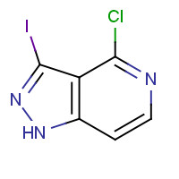 1186647-69-7 4-chloro-3-iodo-1H-pyrazolo[4,3-c]pyridine chemical structure