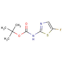 731018-54-5 Carbamic acid,(5-fluoro-2-thiazolyl)-,1,1-dimethylethyl ester (9CI) chemical structure