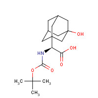 361442-00-4 (alphaS)-alpha-[[(1,1-Dimethylethoxy)carbonyl]amino]-3-hydroxytricyclo[3.3.1.13,7]decane-1-acetic acid chemical structure