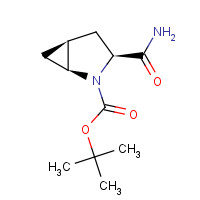 361440-67-7 (1S,3S,5S)-3-(Aminocarbonyl)-2-azabicyclo[3.1.0]hexane-2-carboxylic acid tert-butyl ester chemical structure