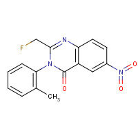 56287-73-1 2-(fluoromethyl)-6-nitro-3-o-tolylquinazolin-4(3H)-one chemical structure