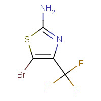 136411-21-7 5-bromo-4-trifluoromethyl-thiazole-2-ylamine chemical structure