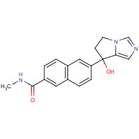 426219-23-0 (R)-6-(7-hydroxy-6,7-dihydro-5H-pyrrolo[1,2-c]imidazol-7-yl)-N-methyl-2-naphthamide chemical structure