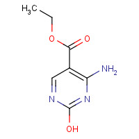 20187-46-6 Ethyl 4-amino-2-hydroxypyrimidine-5-carboxylate chemical structure