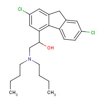 69759-61-1 2,7-Dichloro-alpha-[(dibutylamino)methyl]-9H-fluorene-4-methanol chemical structure