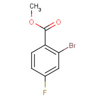 653-92-9 METHYL 2-BROMO-4-FLUOROBENZOATE chemical structure