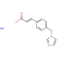 189224-26-8 (2E)-3-[4-(1H-Imidazol-1-ylmethyl)phenyl]-2-propenoic acid sodium salt chemical structure