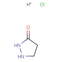 1752-88-1 3-PYRAZOLIDINONE HYDROCHLORIDE chemical structure