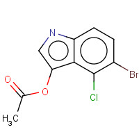 3252-36-6 5-BROMO-4-CHLORO-3-INDOLYL ACETATE chemical structure