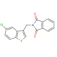 23799-55-5 2-((5-Chlorobenzo[b]thiophen-3-yl)methyl)isoindoline-1,3-dione chemical structure