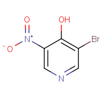 31872-65-8 3-Bromo-4-hydroxy-5-nitropyridine chemical structure