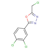33575-81-4 2-(CHLOROMETHYL)-5-(3,4-DICHLOROPHENYL)-1,3,4-OXADIAZOLE chemical structure