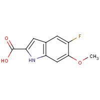 136818-65-0 1H-Indole-2-carboxylic acid,5-fluoro-6-methoxy chemical structure